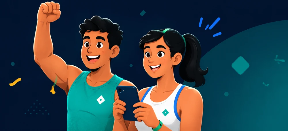 Equipo de un estudio celebrando sus resultados con Zynergia